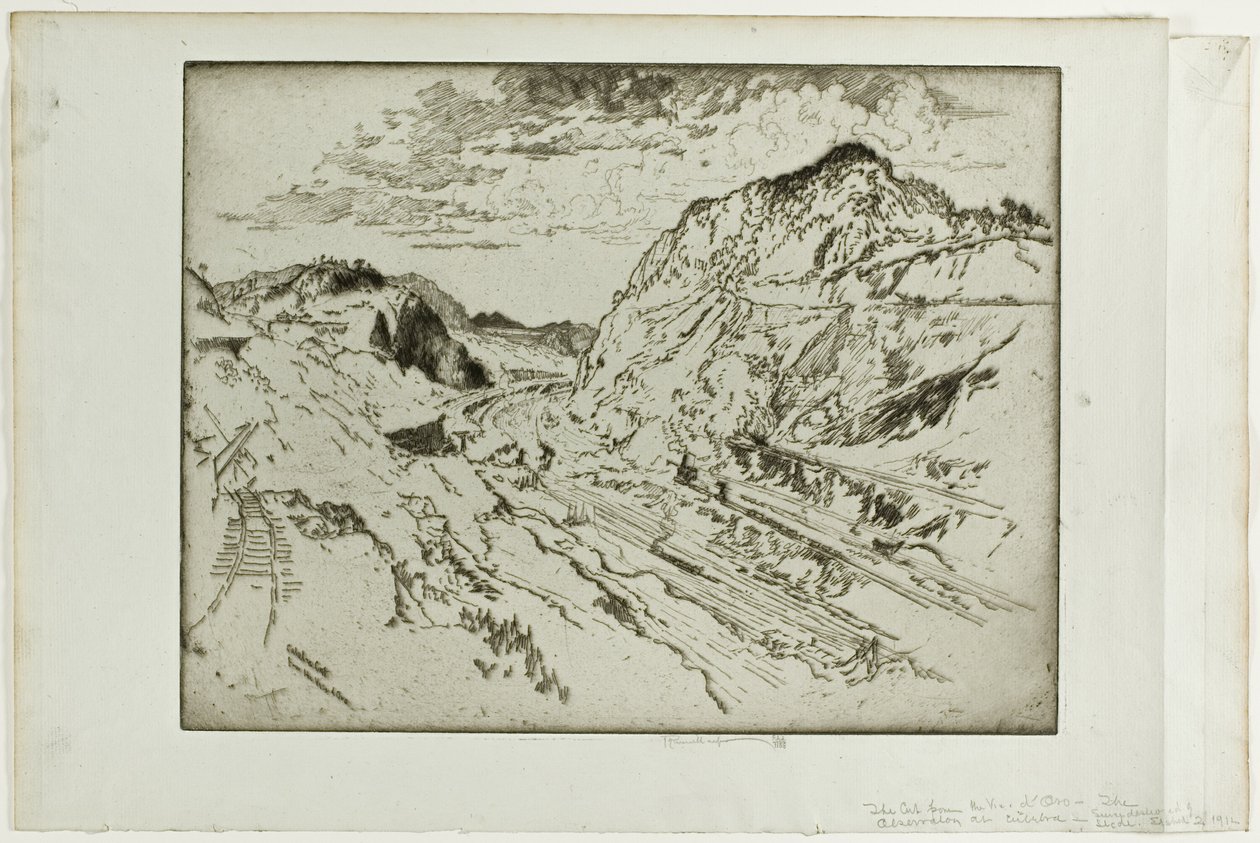 Culebra Cut, Panama alkotó: Joseph Pennell