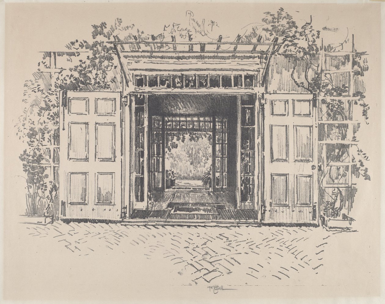 Ajtó, Wyck alkotó: Joseph Pennell