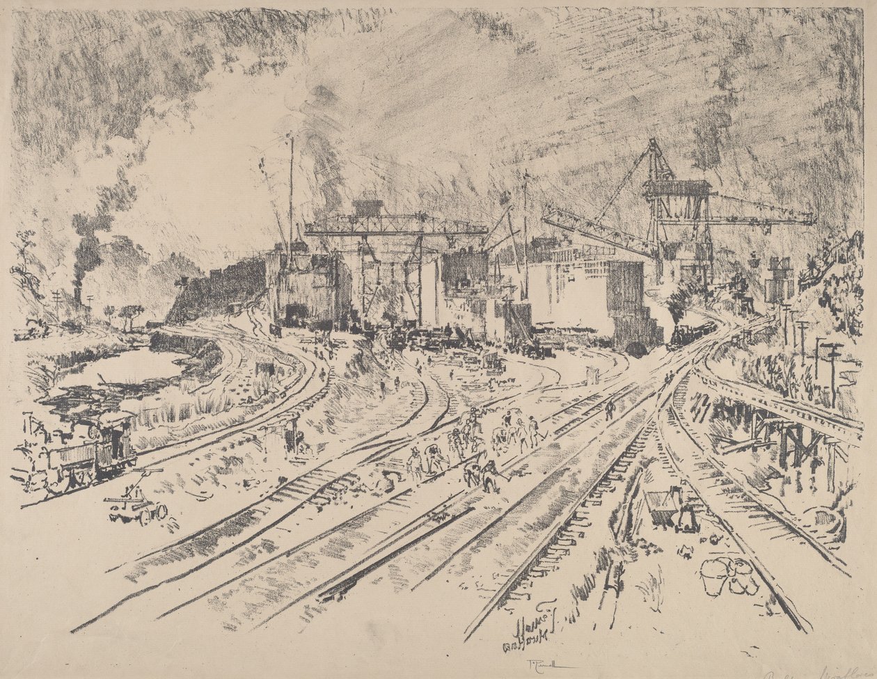 Kora reggel, Miraflores alkotó: Joseph Pennell