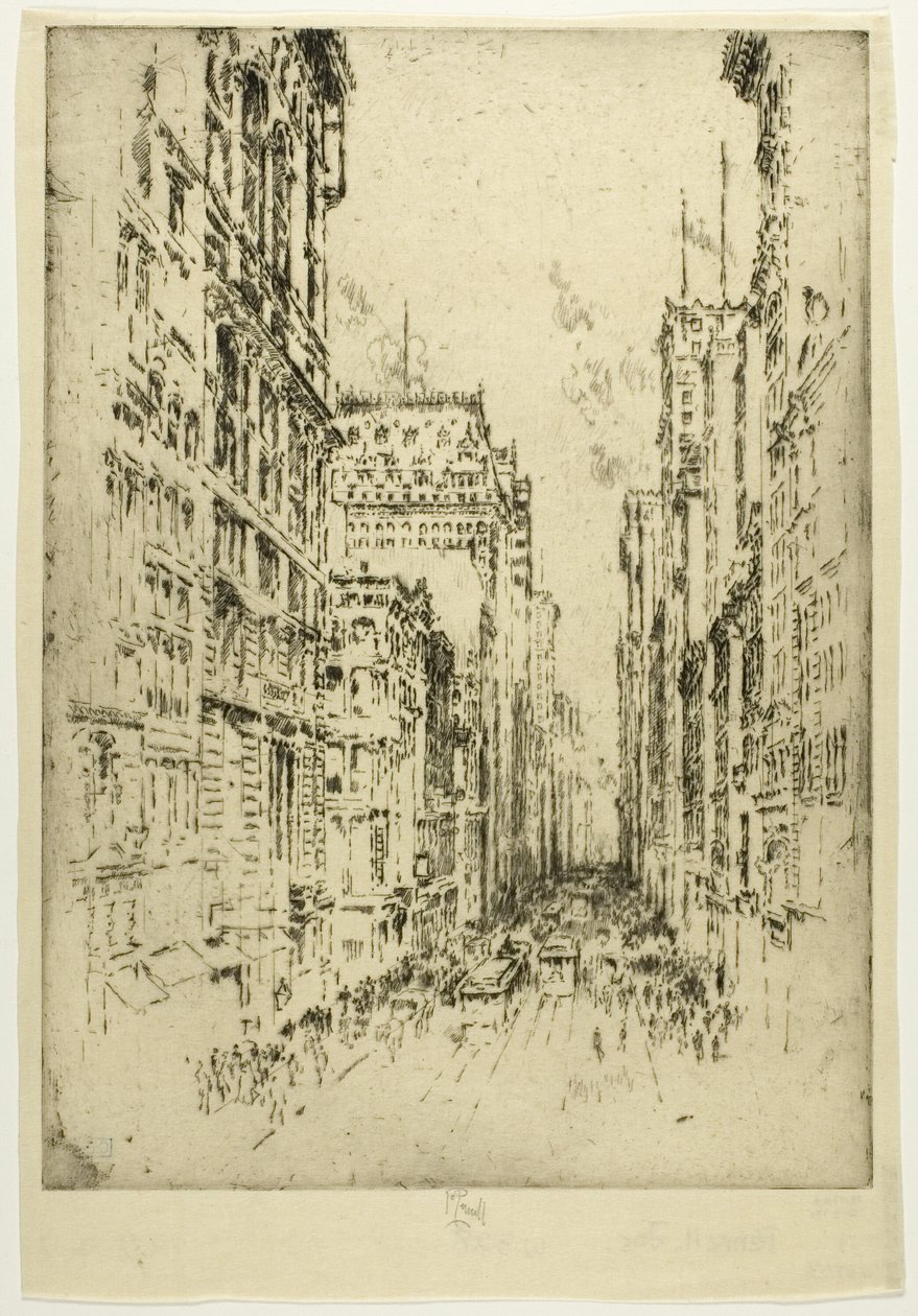 Alsó Broadway alkotó: Joseph Pennell
