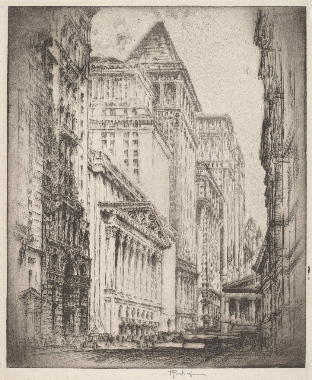 New-york-i tőzsde alkotó: Joseph Pennell