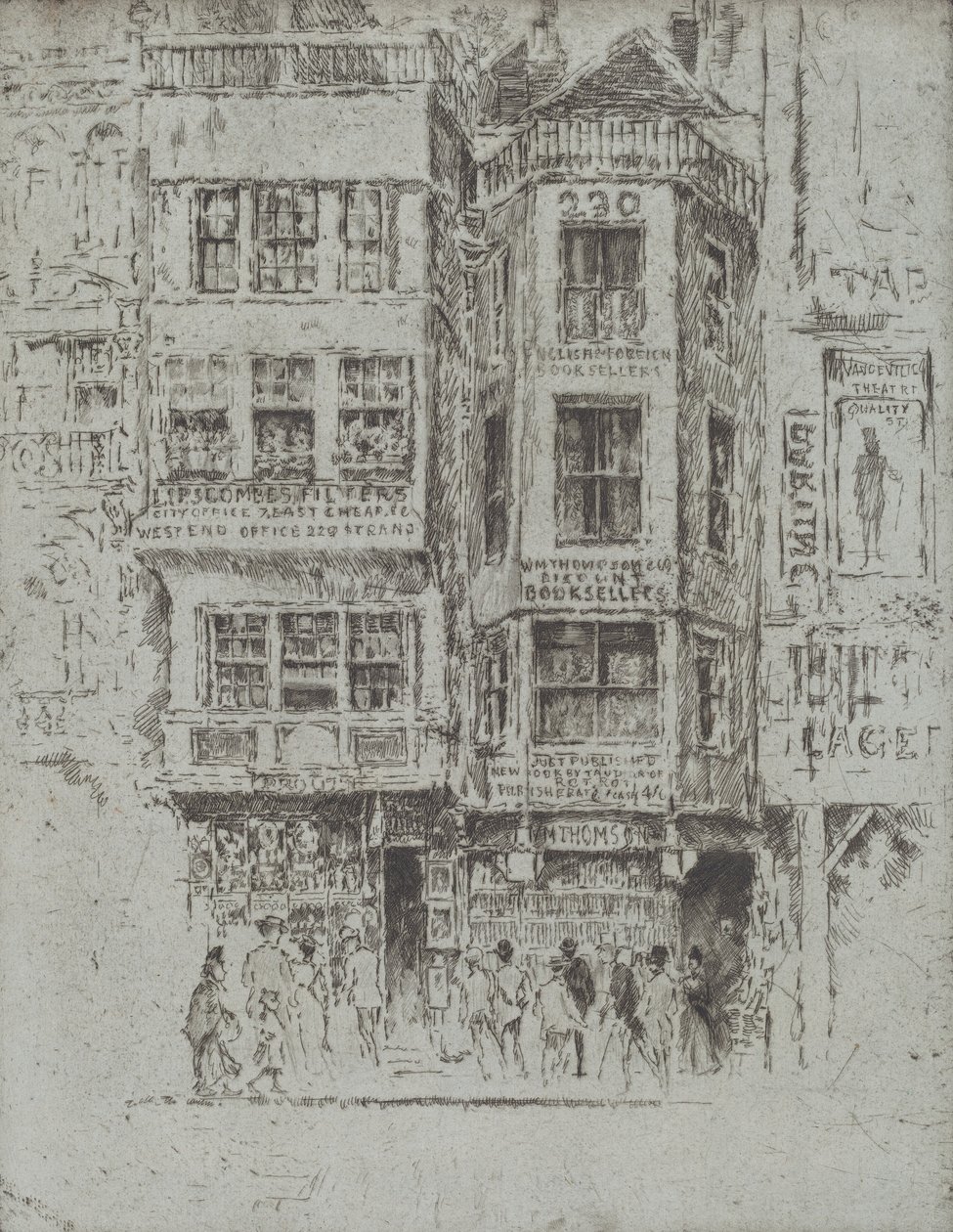 230. szám Strand, 1903. alkotó: Joseph Pennell