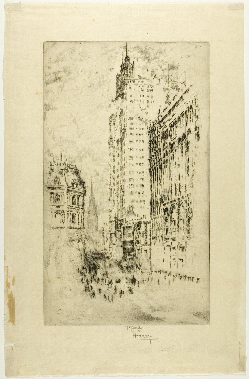 Park Row alkotó: Joseph Pennell