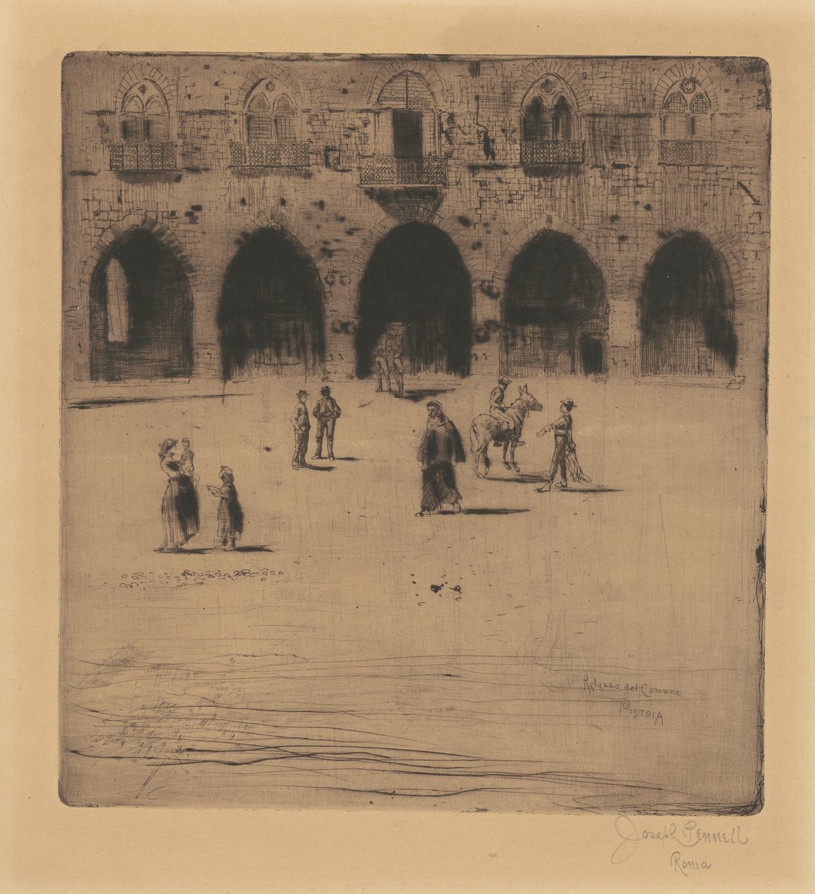 Városháza, Pistoia alkotó: Joseph Pennell