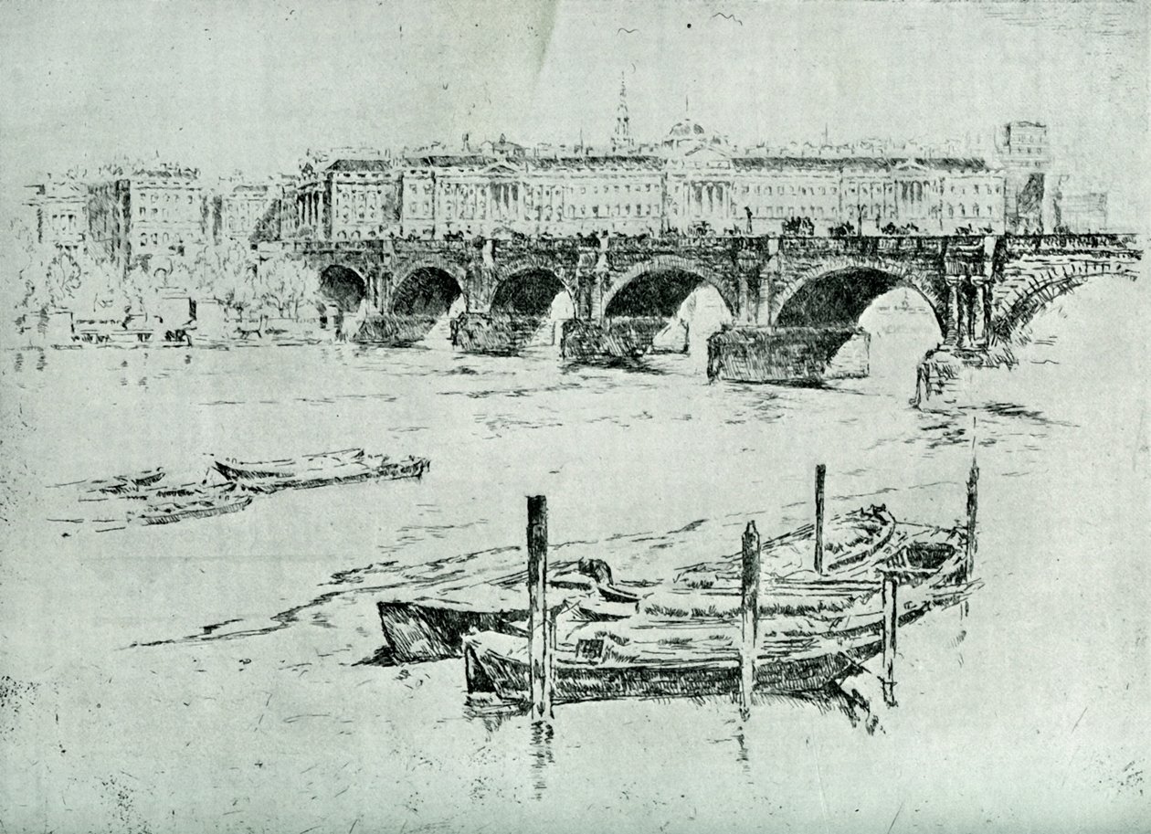 Somerset-ház, 1928. alkotó: Joseph Pennell