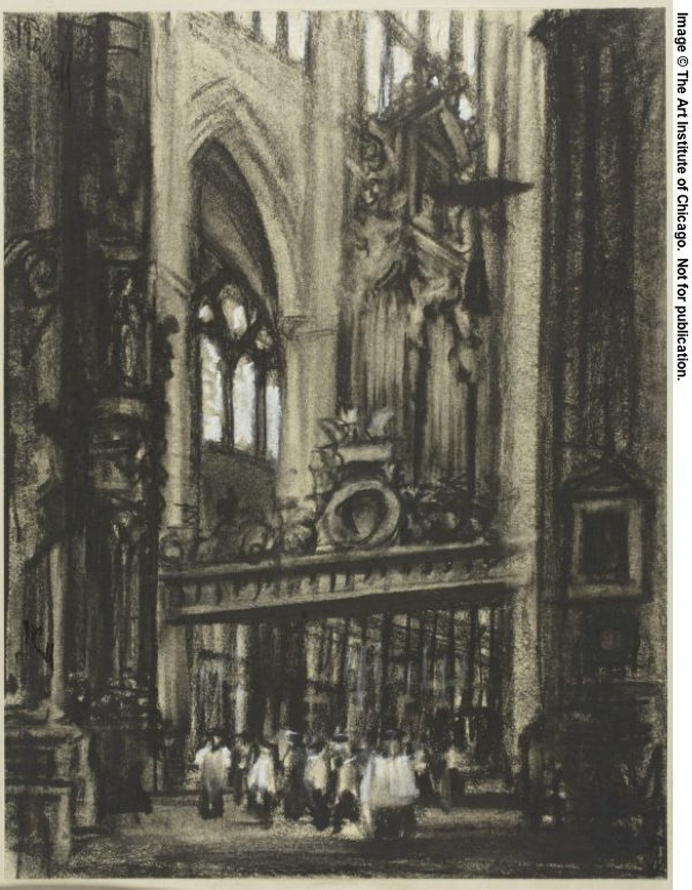 A kórus, Toledo alkotó: Joseph Pennell