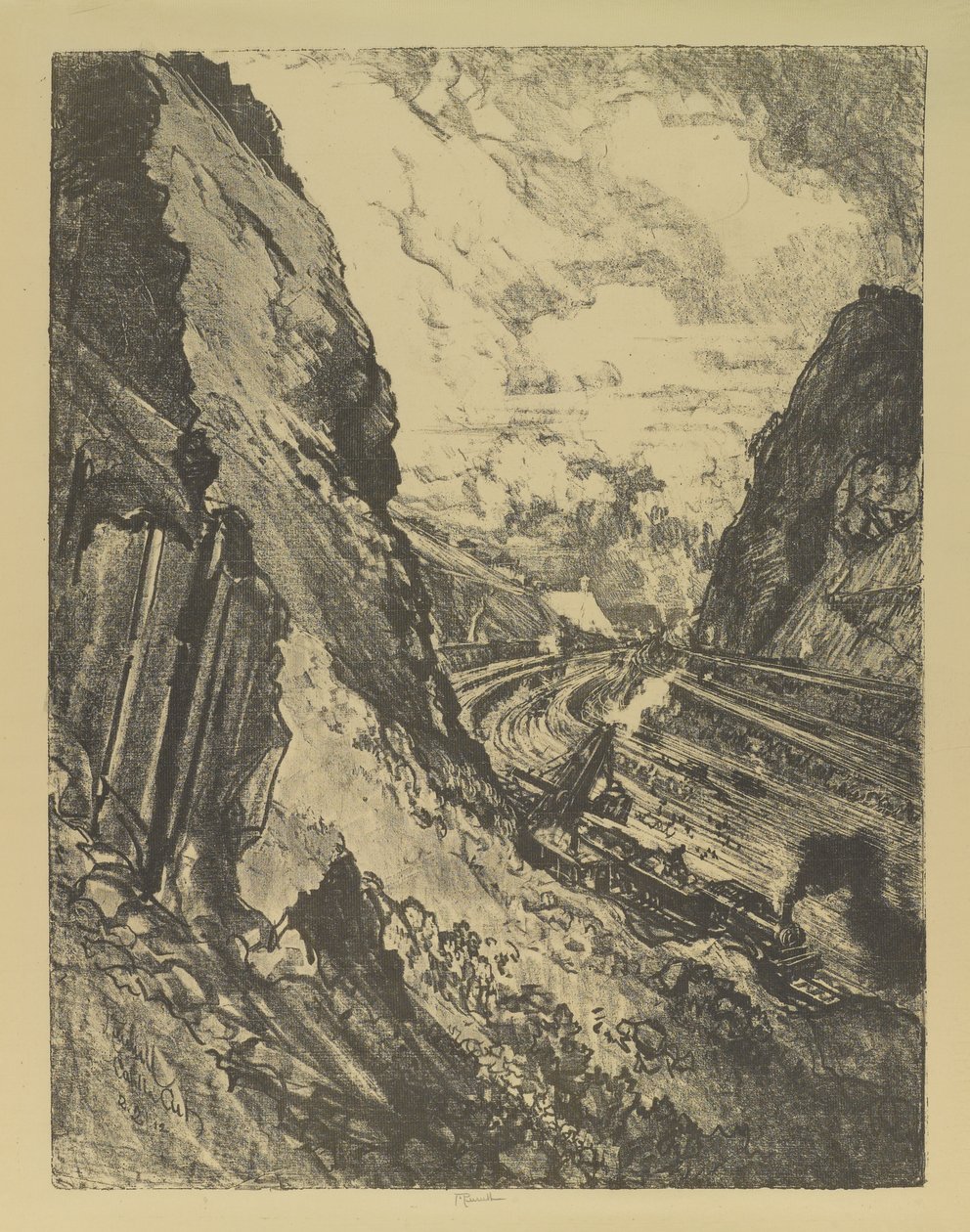 Culebra vágás alkotó: Joseph Pennell