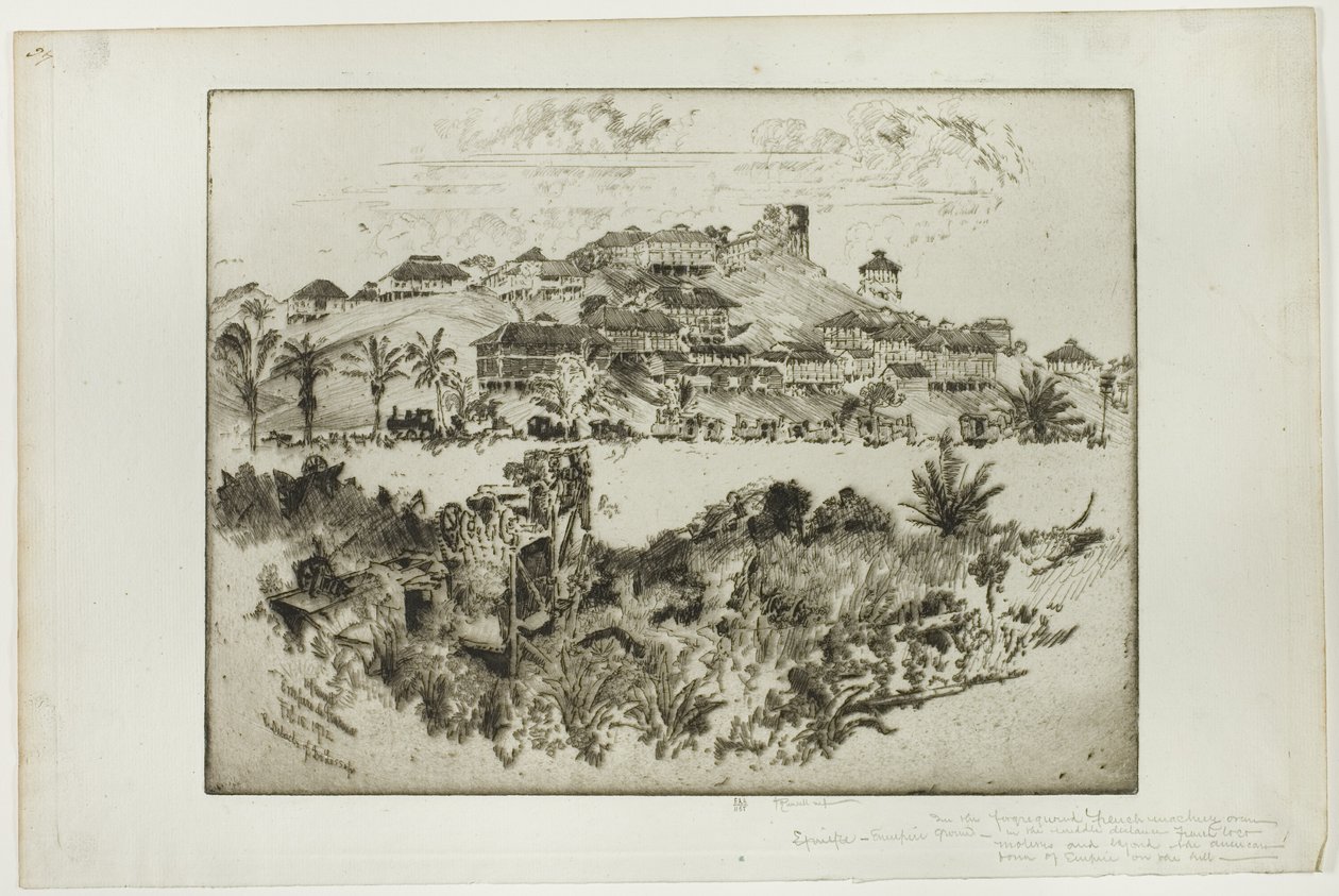 De Lesseps összeomlása, Panama alkotó: Joseph Pennell