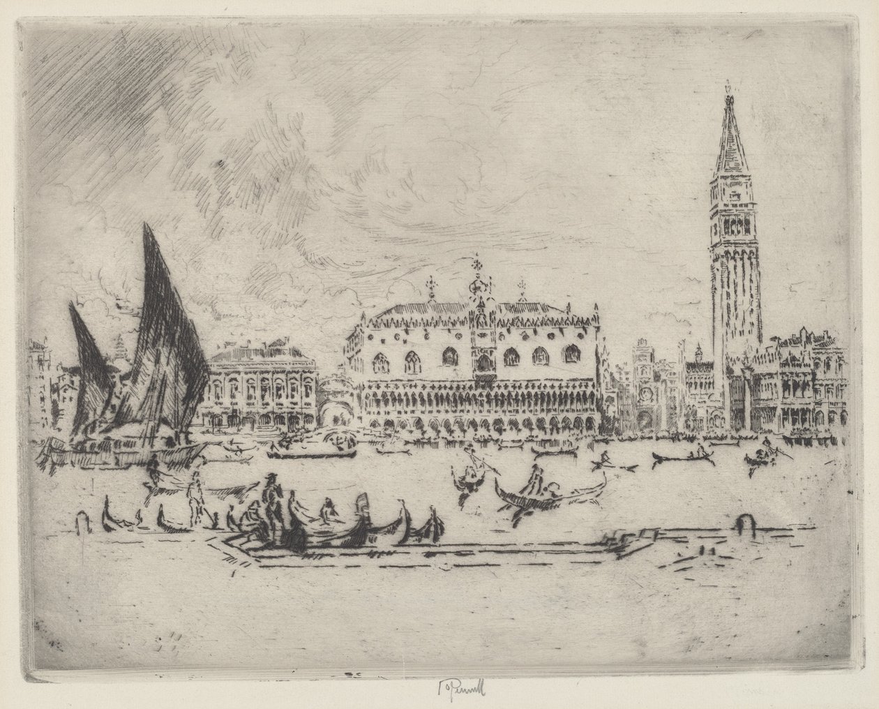 A Dózse-palota alkotó: Joseph Pennell