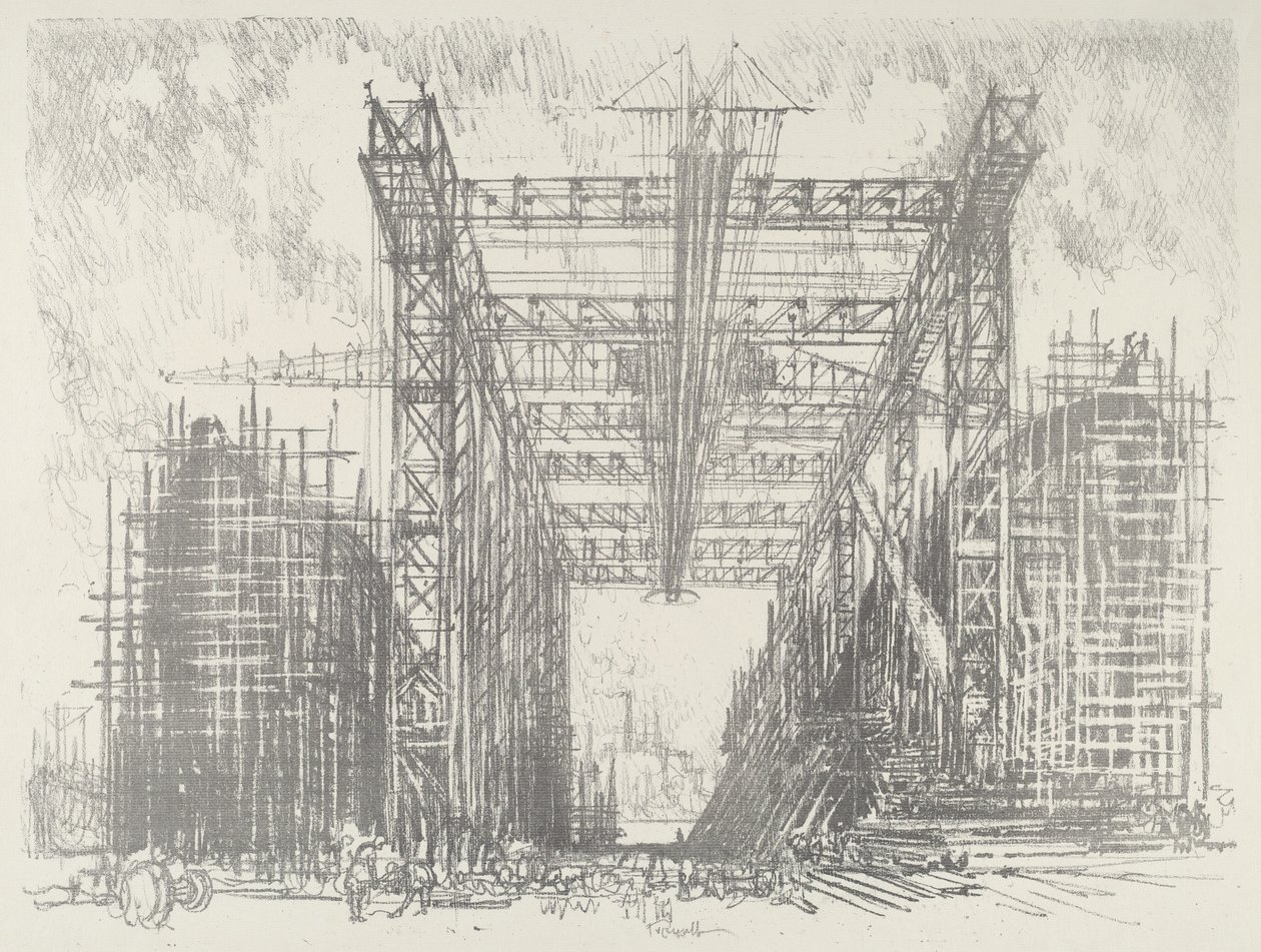 A portál, 1916. alkotó: Joseph Pennell