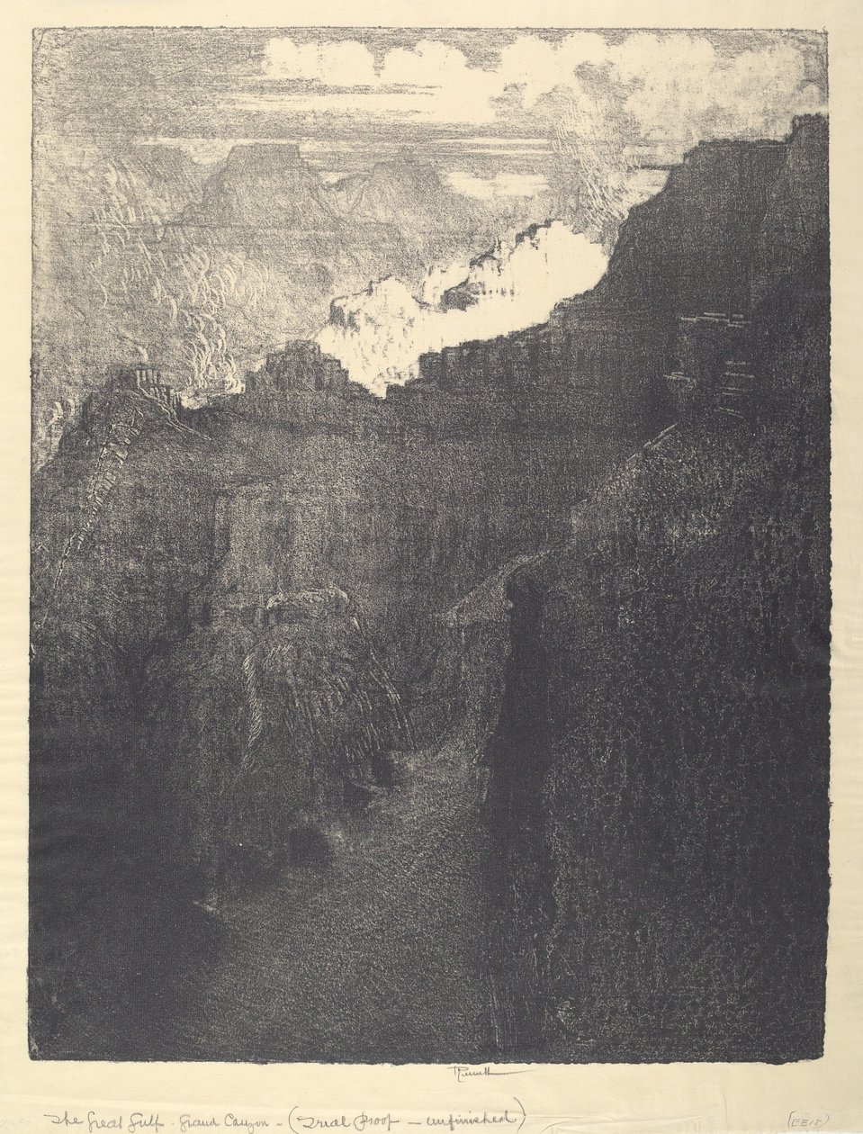 A Nagy-öböl, 1912. alkotó: Joseph Pennell