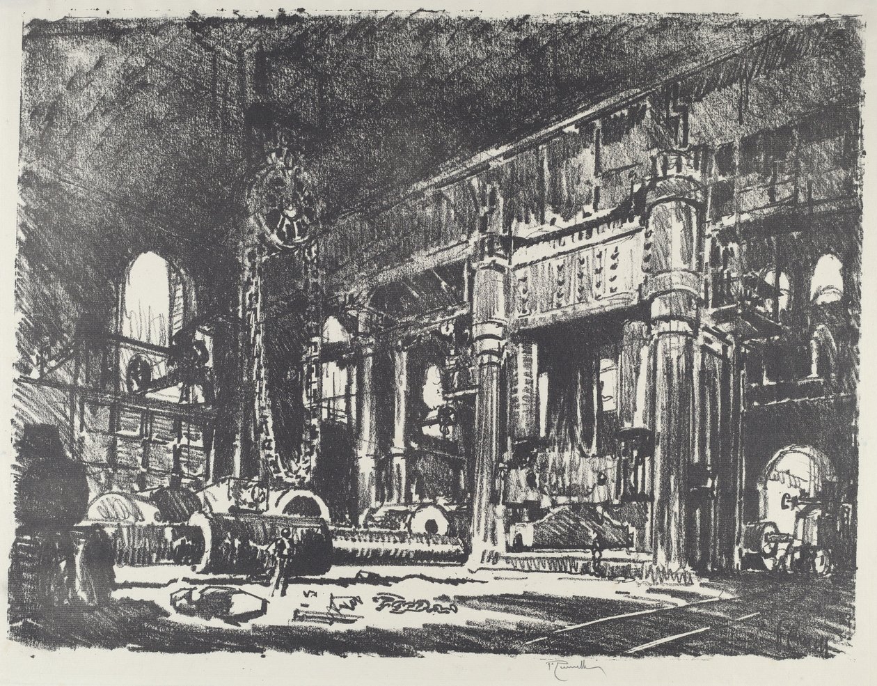 A Gun Forge alkotó: Joseph Pennell