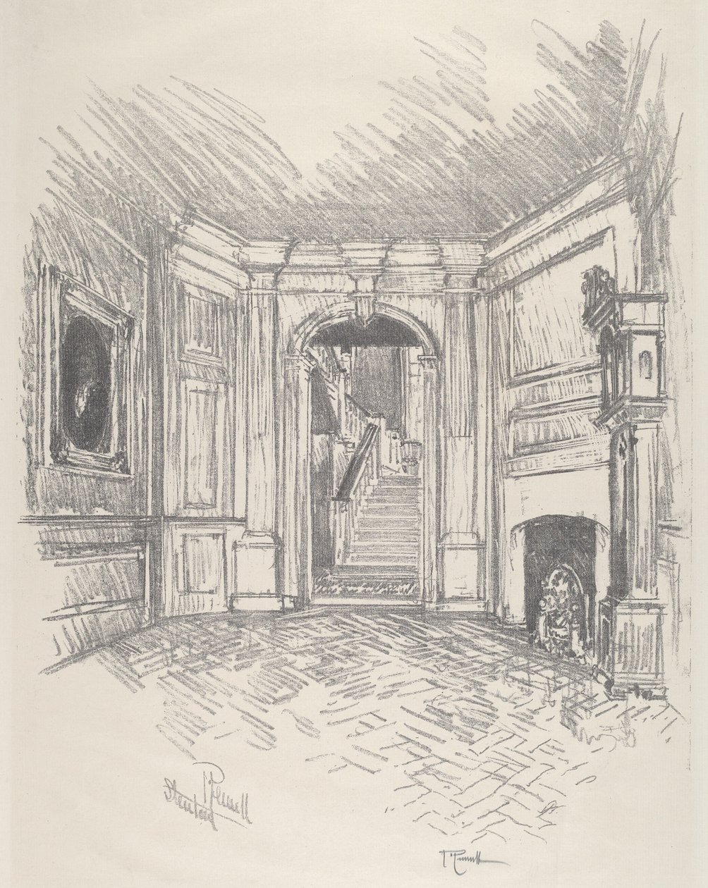 A Hall, Stenton alkotó: Joseph Pennell