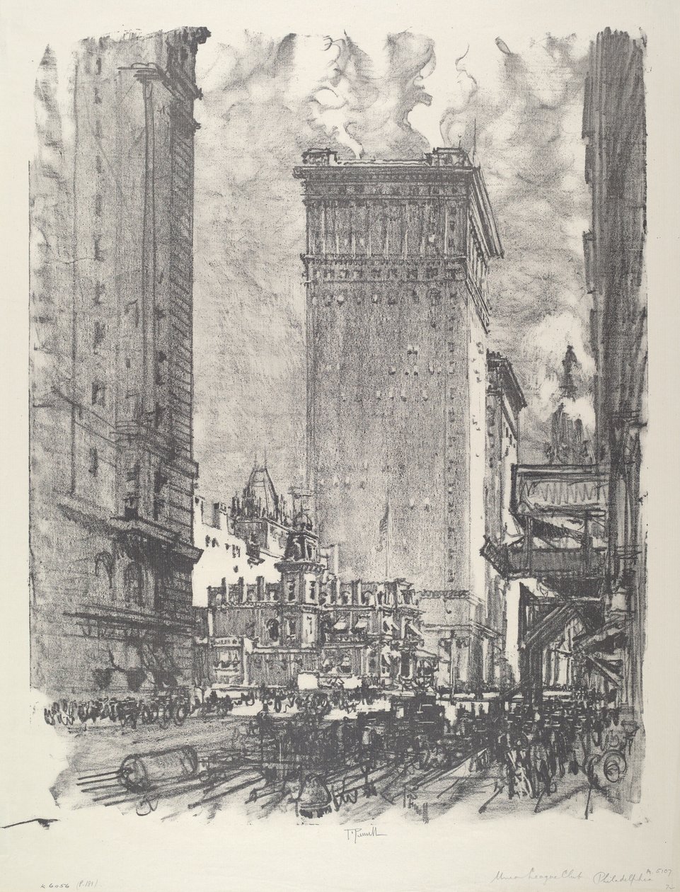 Uniós Liga, 1912. alkotó: Joseph Pennell