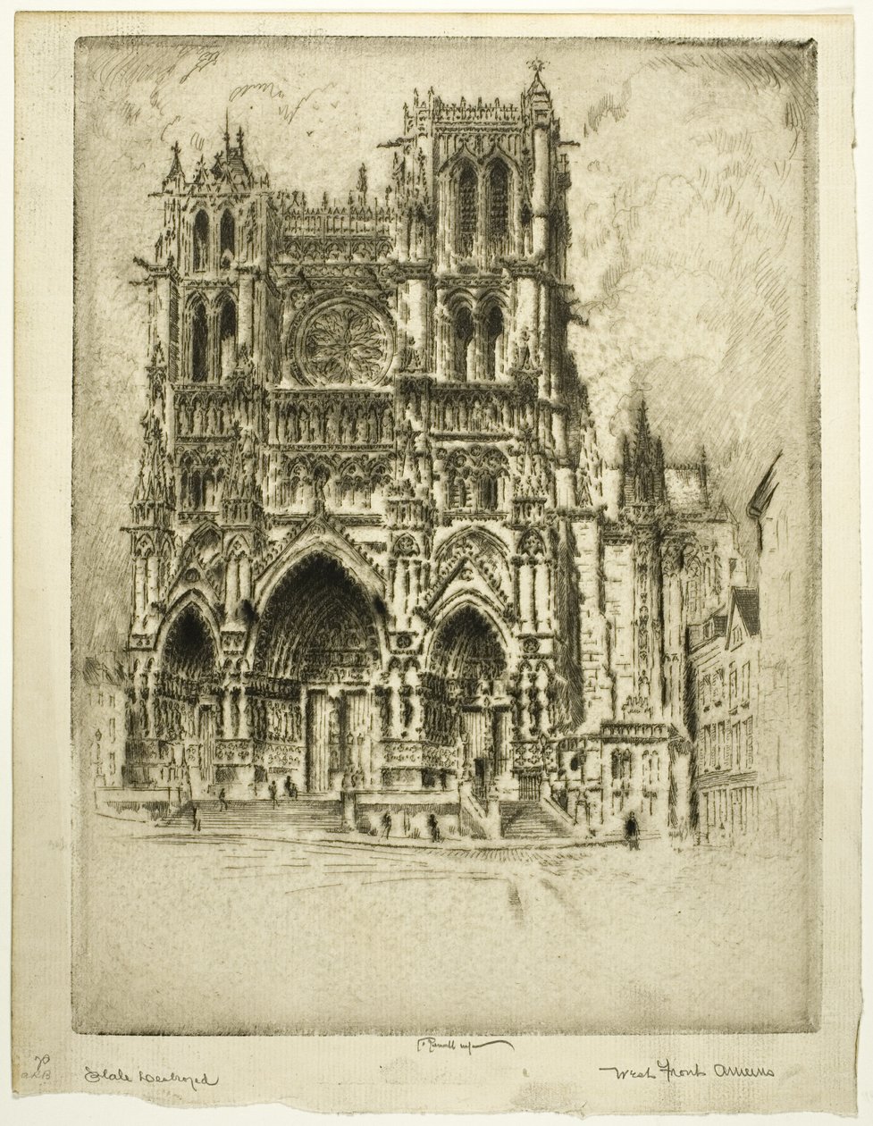 A nyugati front, Amiens alkotó: Joseph Pennell