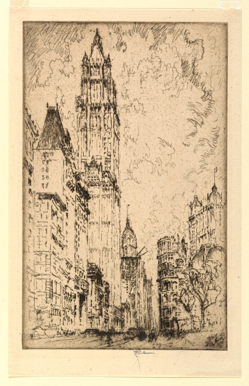 A Woolworth épület alkotó: Joseph Pennell