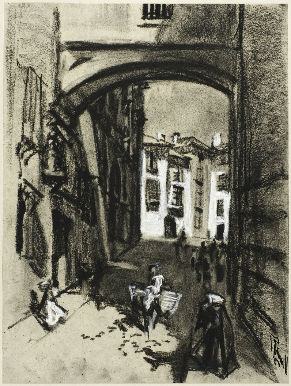 Toledo, az ív utcája alkotó: Joseph Pennell