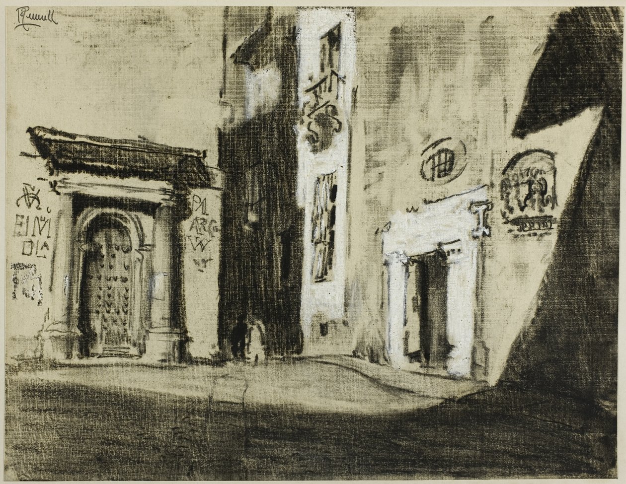Toledo utcák alkotó: Joseph Pennell