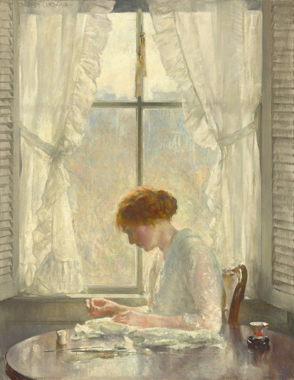 A varrónő, 1916. alkotó: Joseph Rodefer DeCamp