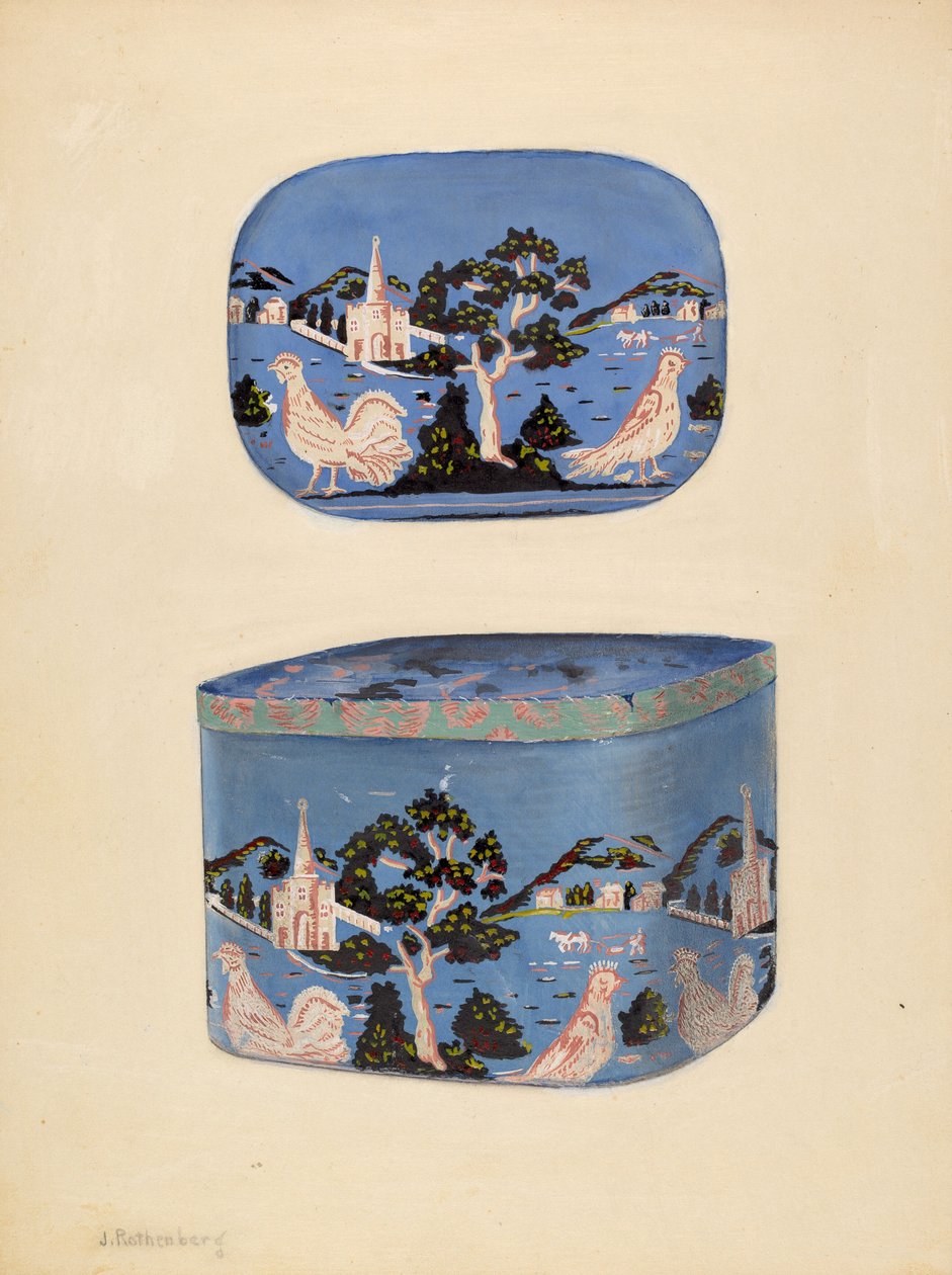 Bandbox, c. 1937. alkotó: Joseph Rothenberg