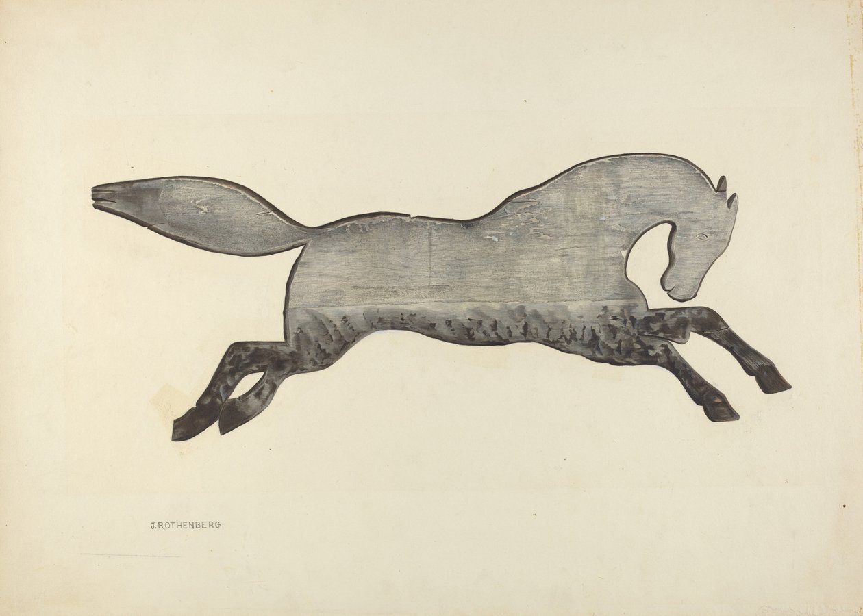 Ló szélkakas, 19351942. alkotó: Joseph Rothenberg