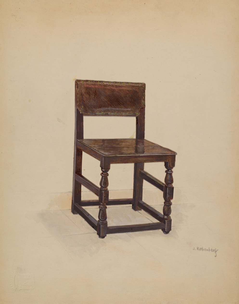 Oldalszék, 1936. alkotó: Joseph Rothenberg