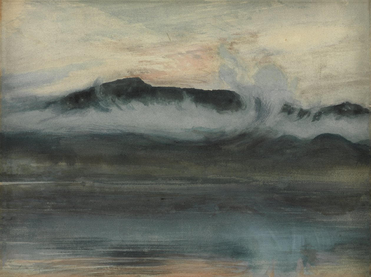 Coniston & Old Man (akvarell) alkotó: Joseph Severn