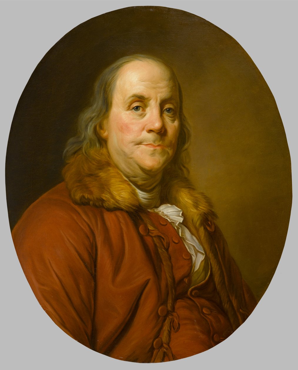 Benjamin Franklin (1706-1790), 1779 körül alkotó: Joseph Siffred Duplessis