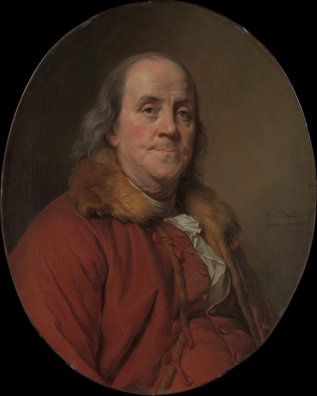 Benjamin Franklin alkotó: Joseph Siffred Duplessis