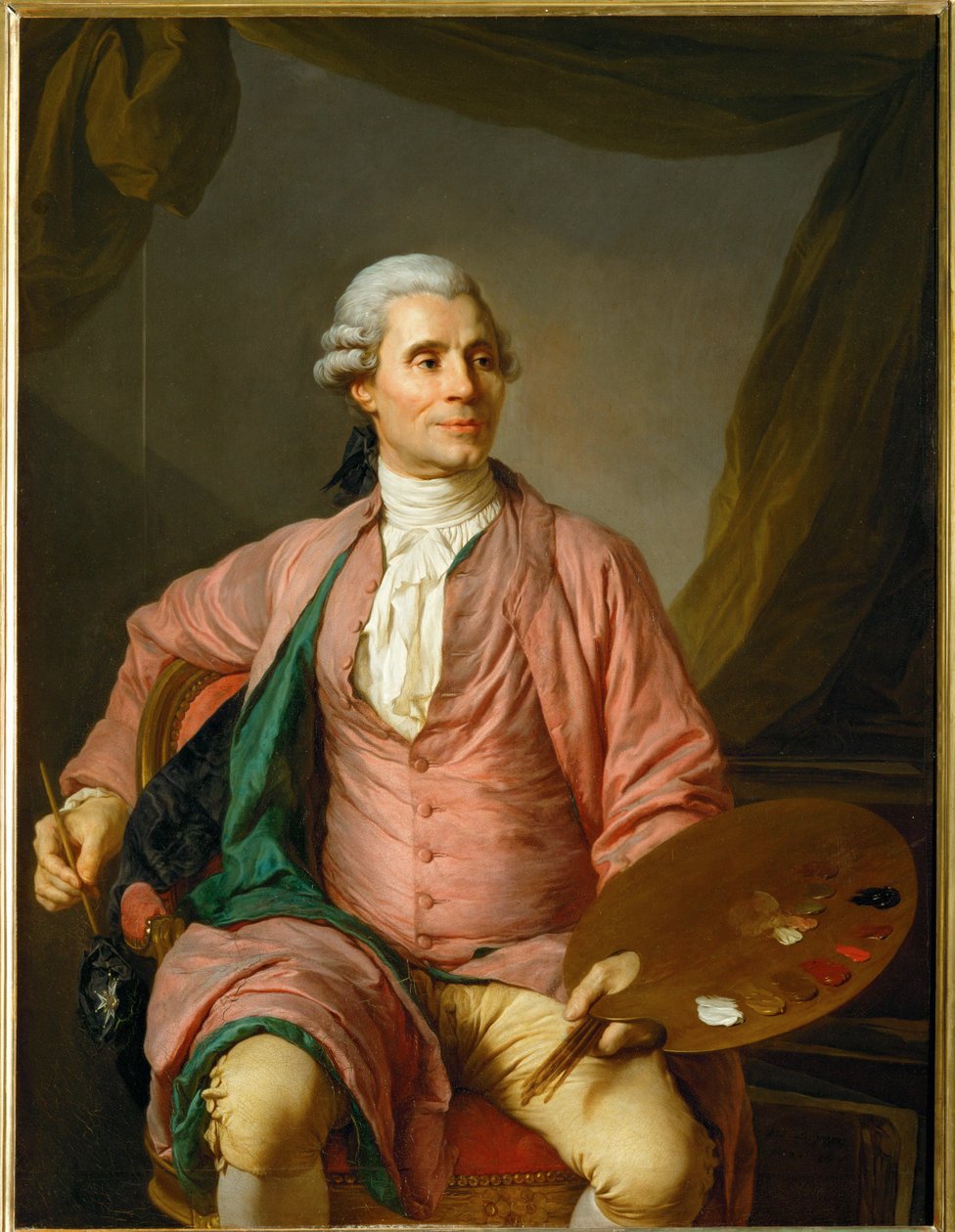 Joseph-Marie Vien, festő ... alkotó: Joseph Siffred Duplessis