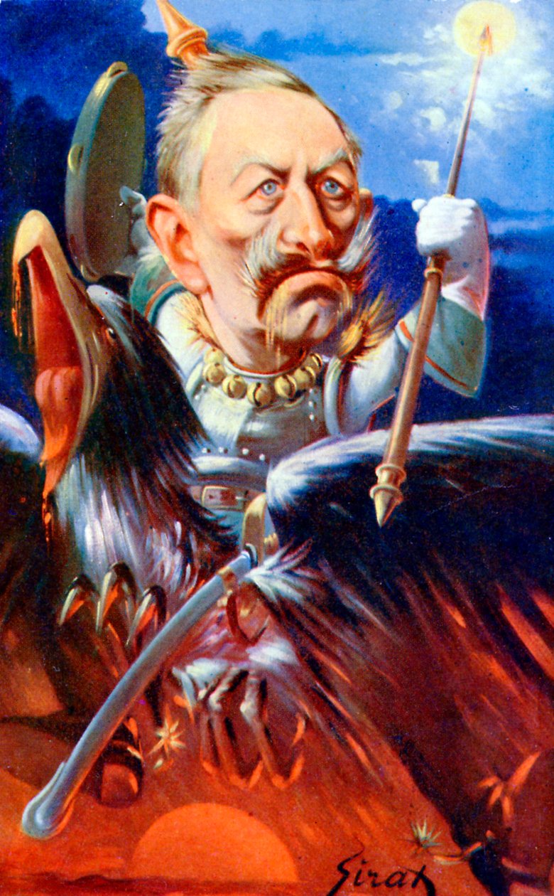 Vilmos császár II - Sirat karikatúrája alkotó: Joseph Sirat