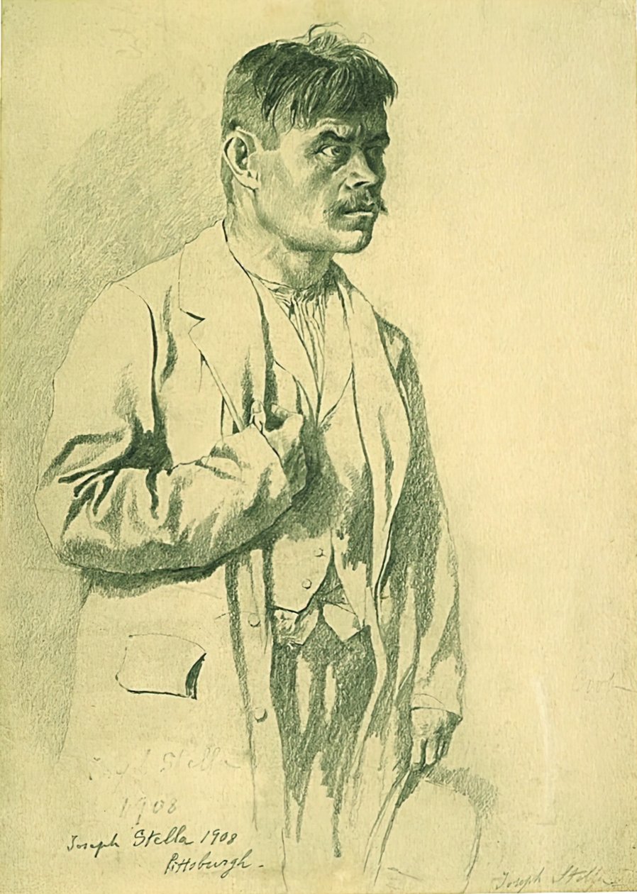 horvát, 1908. alkotó: Joseph Stella