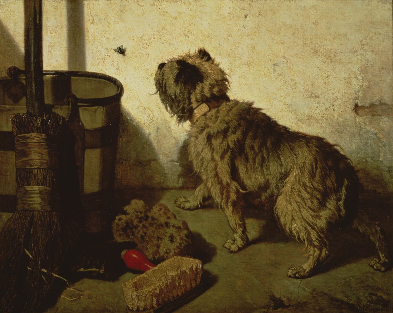A kutya és a légy, 1856 alkotó: Joseph Stevens