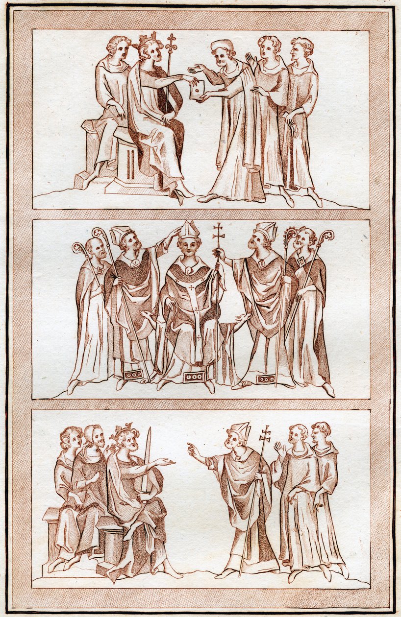 Thomas Becket élete, 1801. alkotó: Joseph Strutt