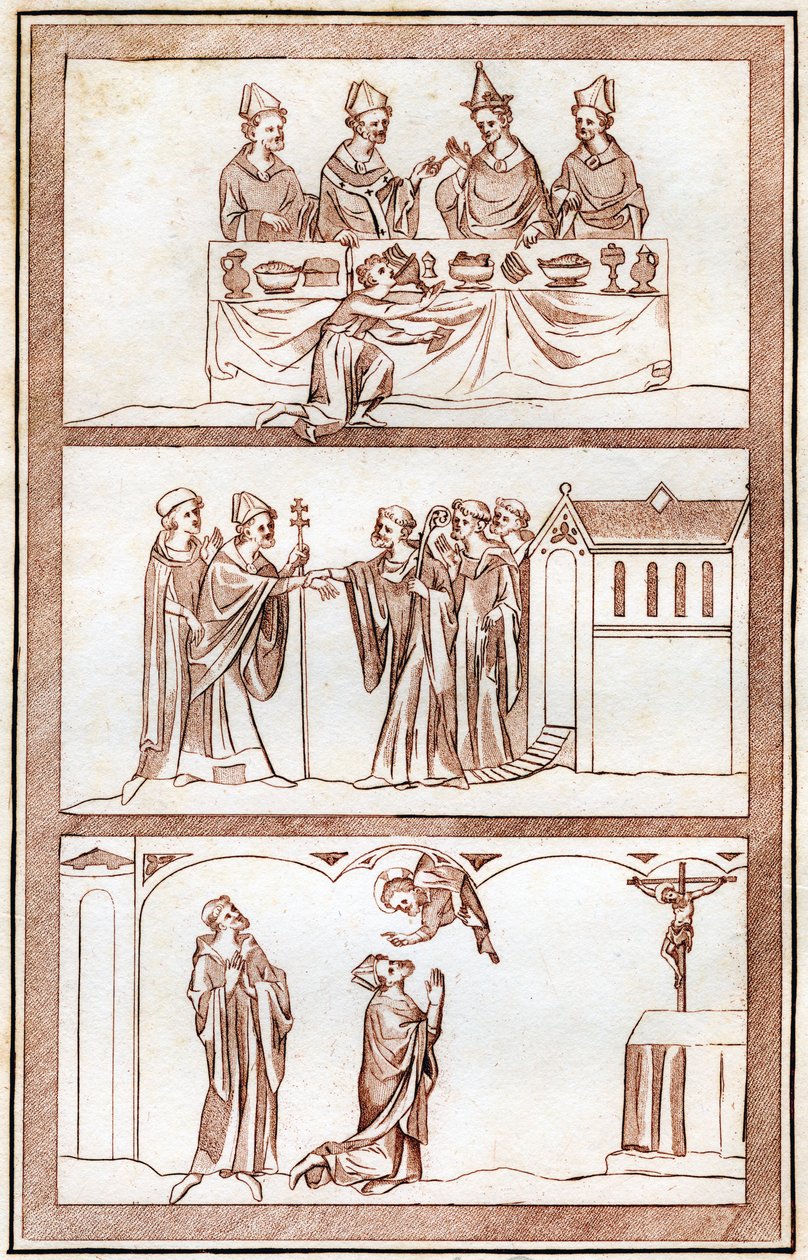 Thomas Becket élete, 1801. alkotó: Joseph Strutt
