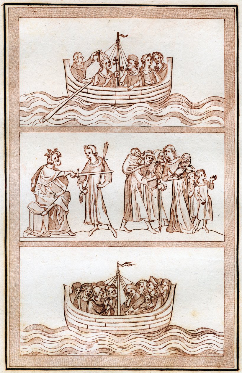 Thomas Becket élete, 1801. alkotó: Joseph Strutt