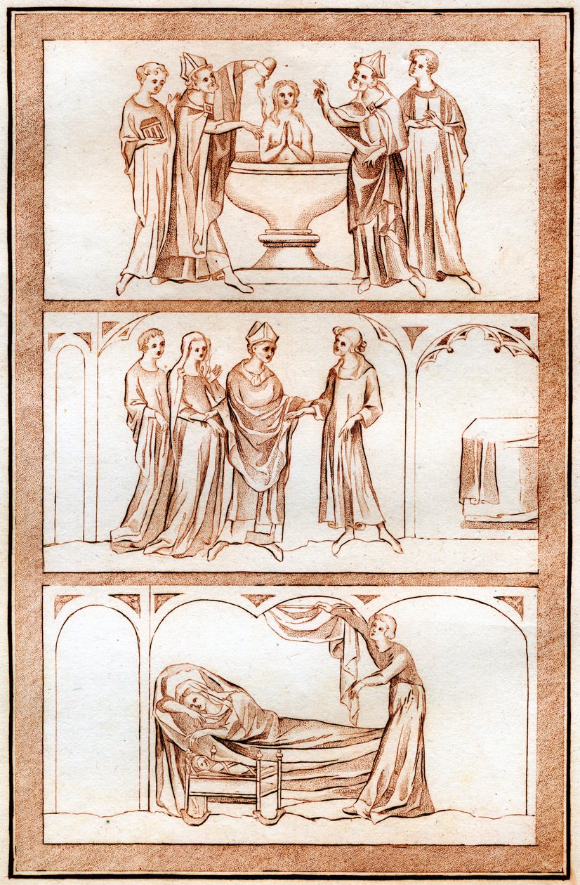 Thomas Becket élete, 1801. alkotó: Joseph Strutt