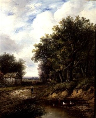 Az ösvény a tó mellett alkotó: Joseph Thors