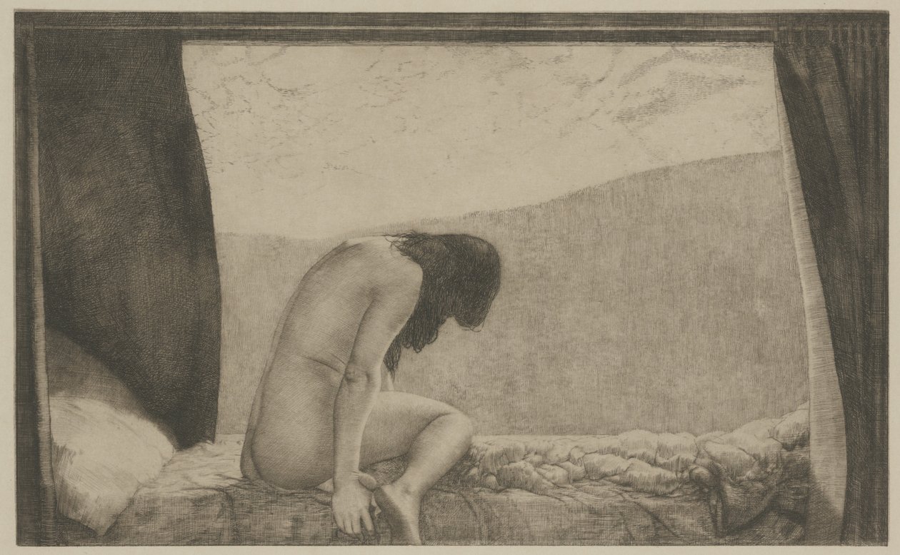 Forsaken, 1913 körül (metszet) alkotó: Joseph Uhl