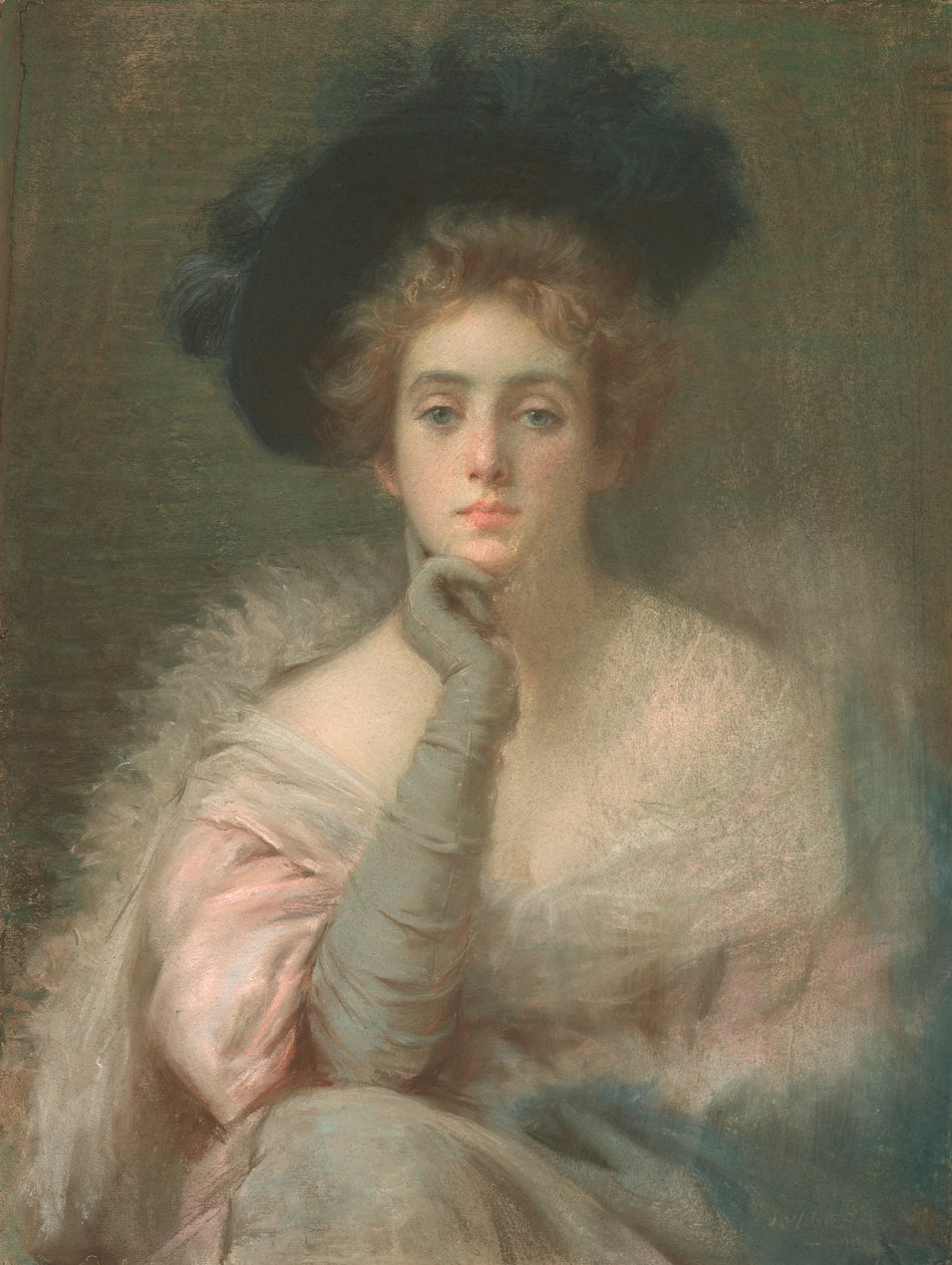 Lady in Pink, 1898 alkotó: Joseph W. Gies