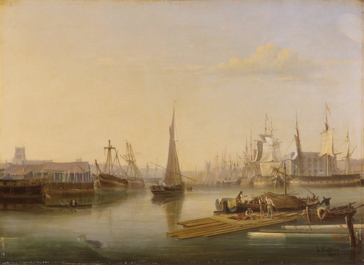 Bristol kikötője alkotó: Joseph Walter