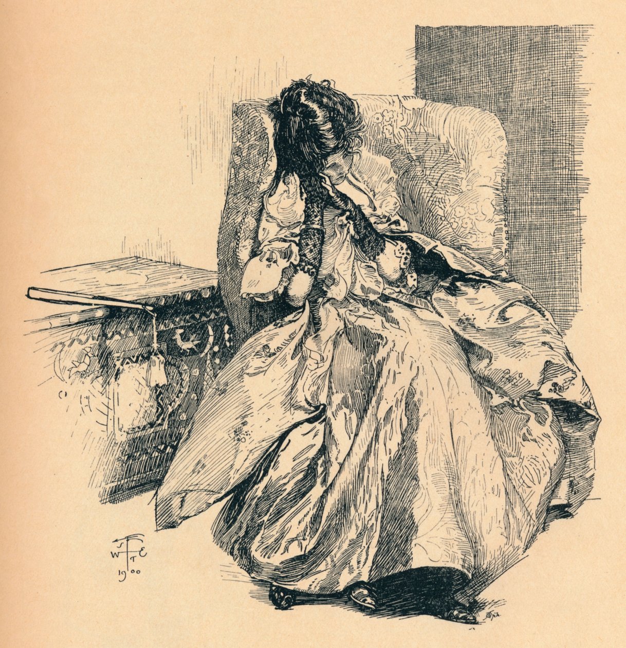 A Reverie, 1900 alkotó: Joseph Walter West