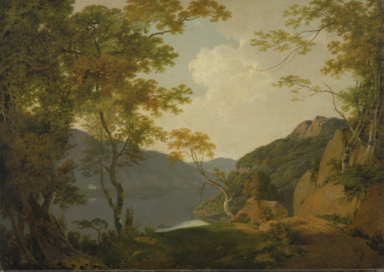 Lake Scene alkotó: Joseph Wright of Derby