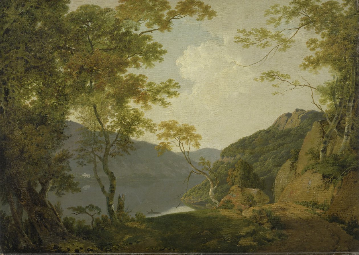 Lake Scene alkotó: Joseph Wright of Derby