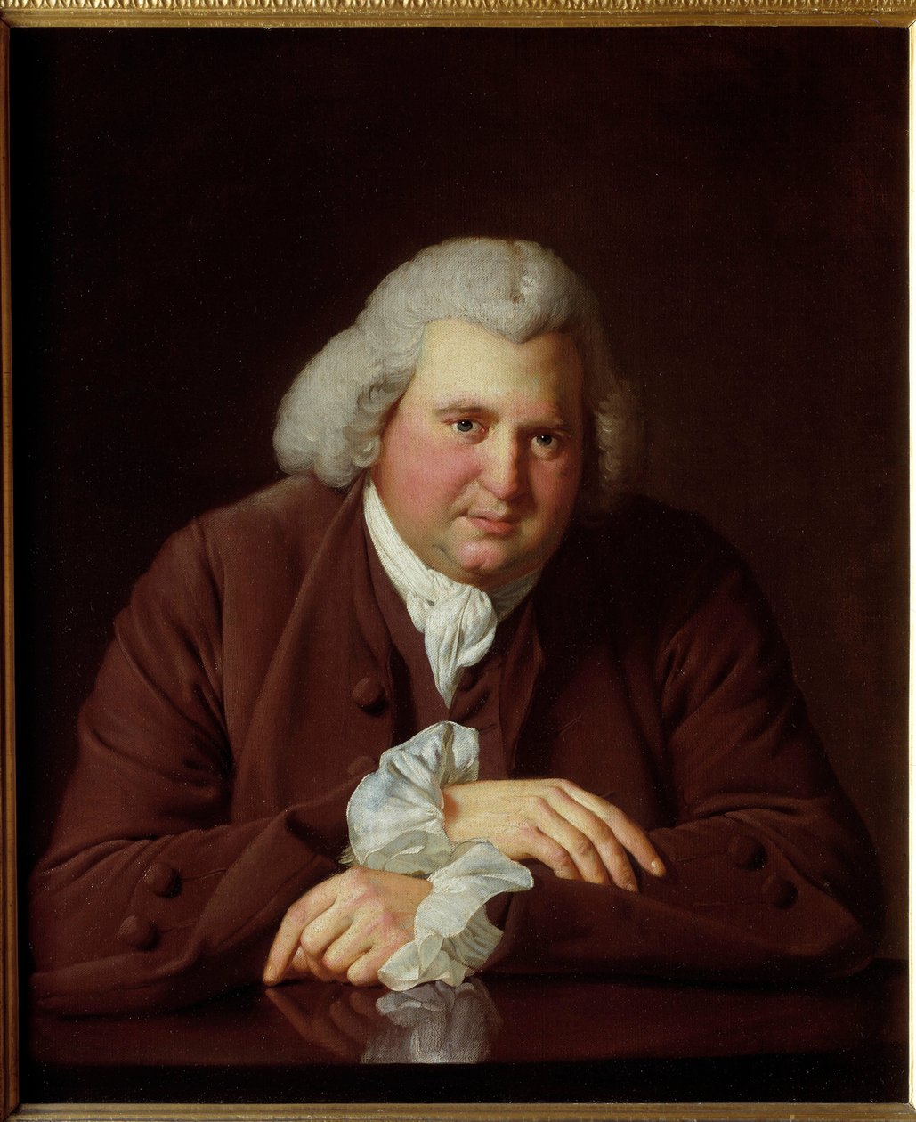 Erasmus Darwin portréja alkotó: Joseph Wright of Derby