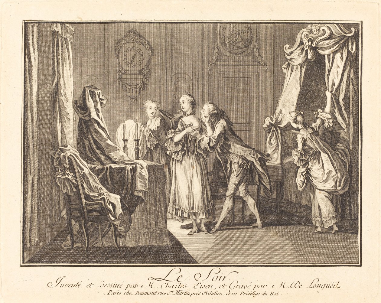 Este alkotó: Joseph de Longueil after Charles Eisen