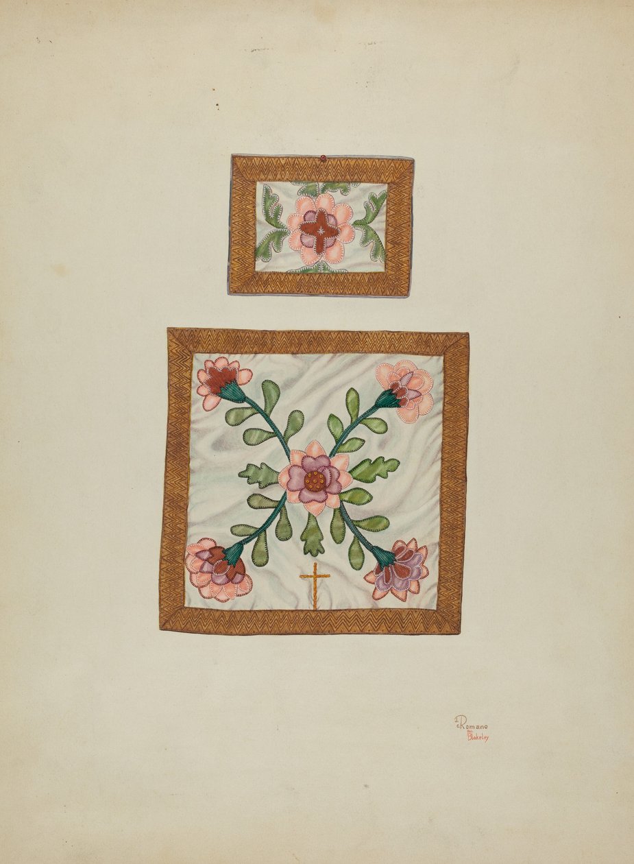 Burse és Chalice Veil, c. 1940 alkotó: Josephine C. Romano