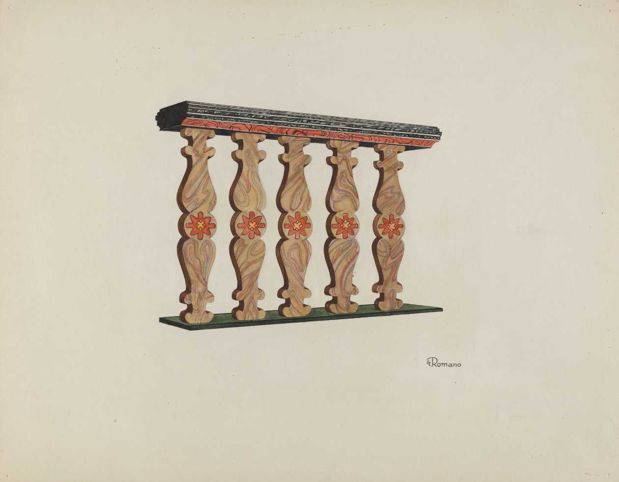 Kórussín, 1938. alkotó: Josephine C. Romano