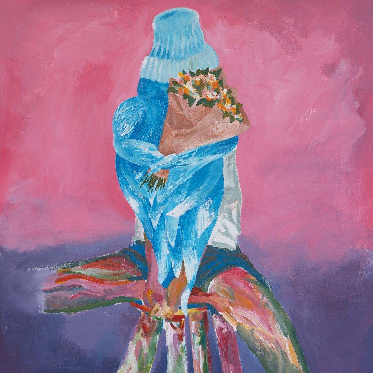 Chasing Love, 2023 (akril, vászon) alkotó: Josephine Henning