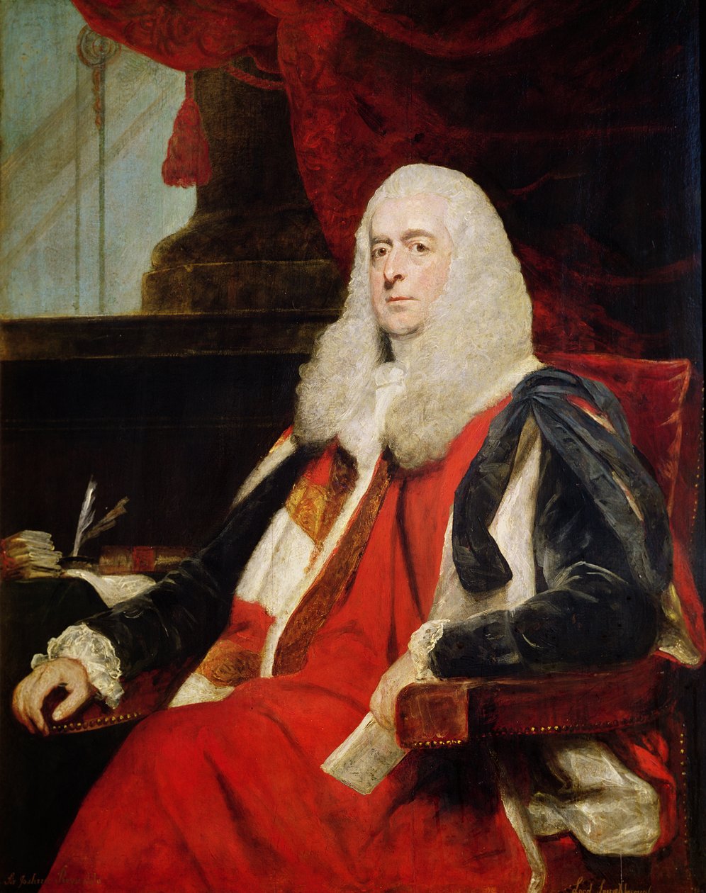 Alexander Loughborough, Rosslyn gróf és lordkancellár, 1785 alkotó: Joshua Reynolds
